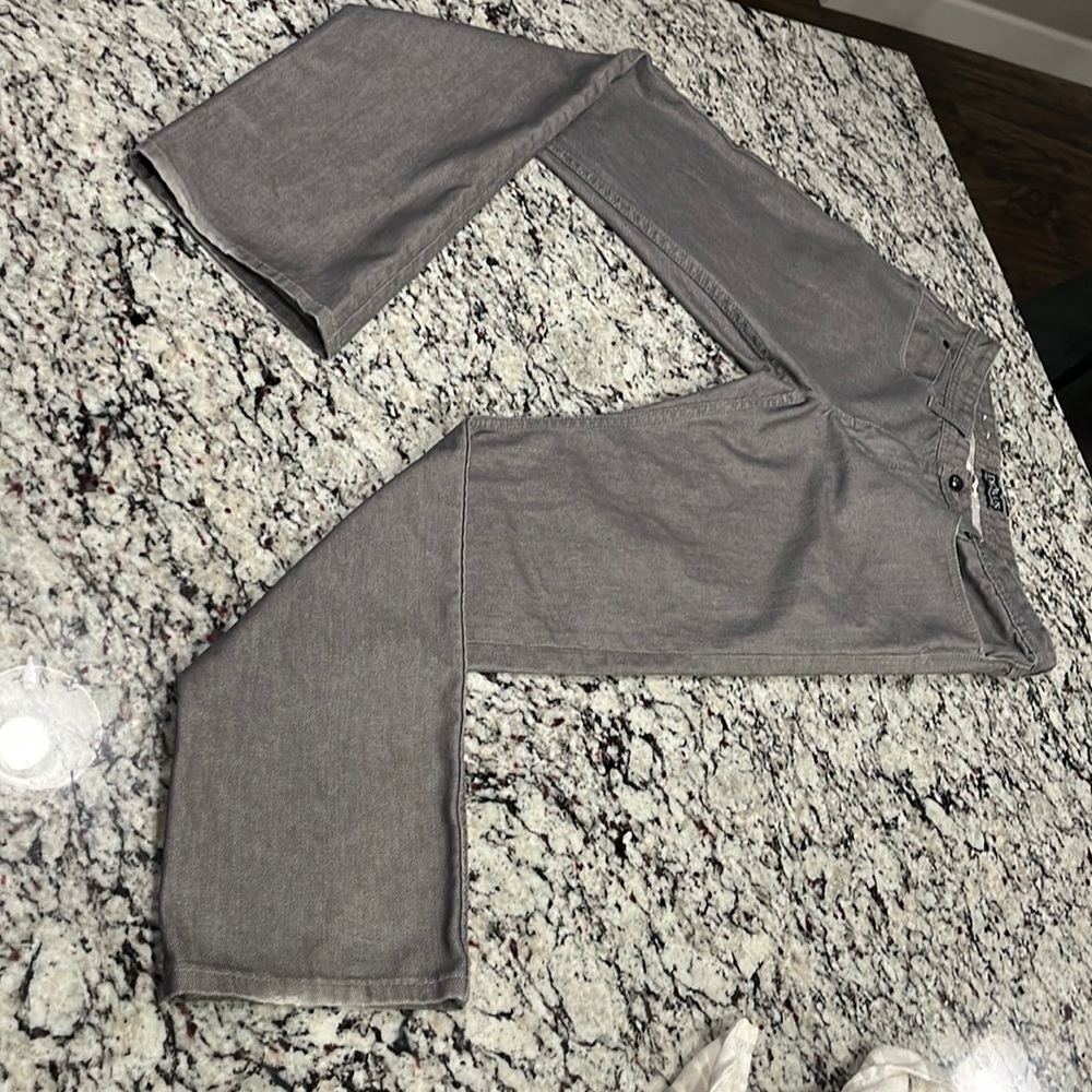 DRAVUS Straight Fit Jeans Mens 32 x33 Gray Denim 100 Cotton